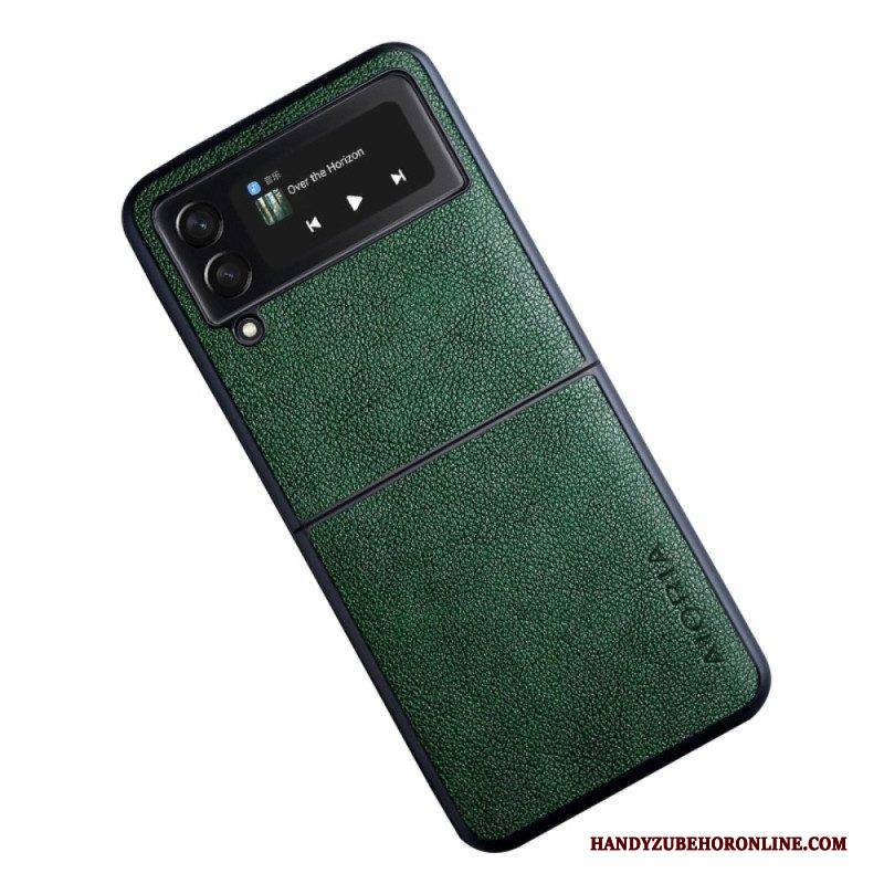 Hülle Für Samsung Galaxy Z Flip 4 Flip Case Aioria Ledereffekt