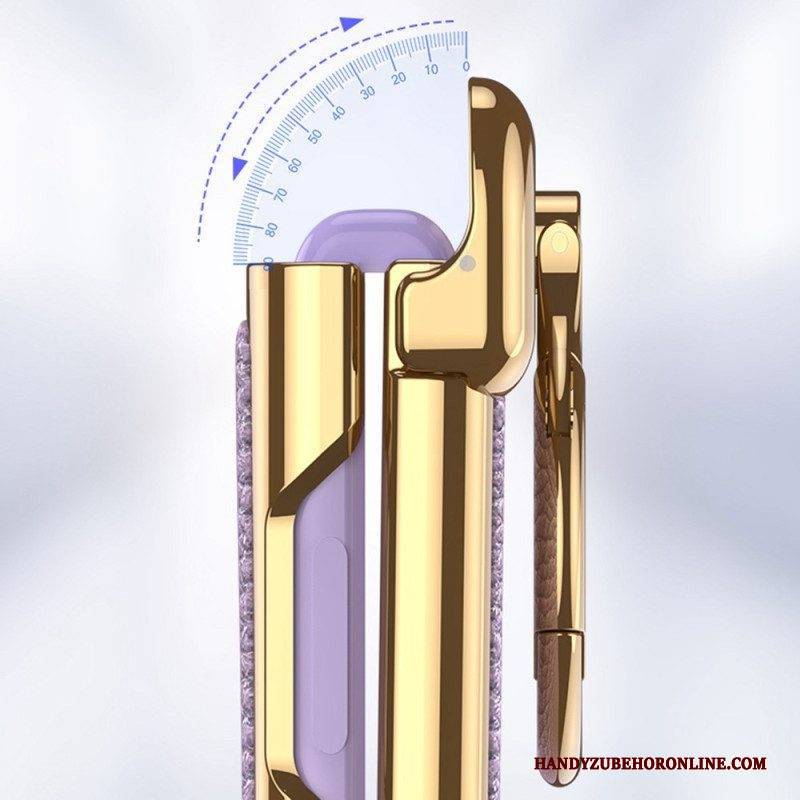 Hülle Für Samsung Galaxy Z Flip 4 Flip Case Krokodil Mit Gkk-karabiner