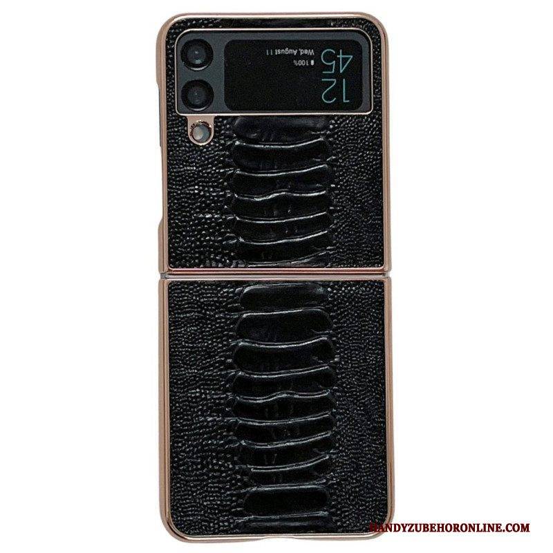 Hülle Für Samsung Galaxy Z Flip 4 Flip Case Krokodildesign