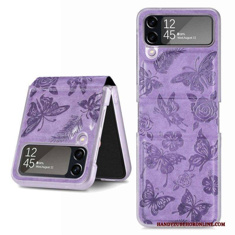 Hülle Für Samsung Galaxy Z Flip 4 Flip Case Nachtfalter