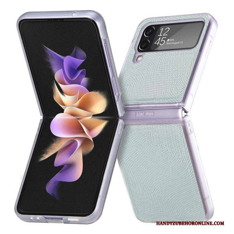 Hülle Für Samsung Galaxy Z Flip 4 Flip Case Schlangenstil Auf Klarem Silikon