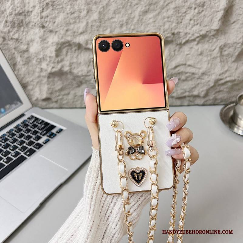 Hülle Für Samsung Galaxy Z Flip 7 Anhänger Und Riemen