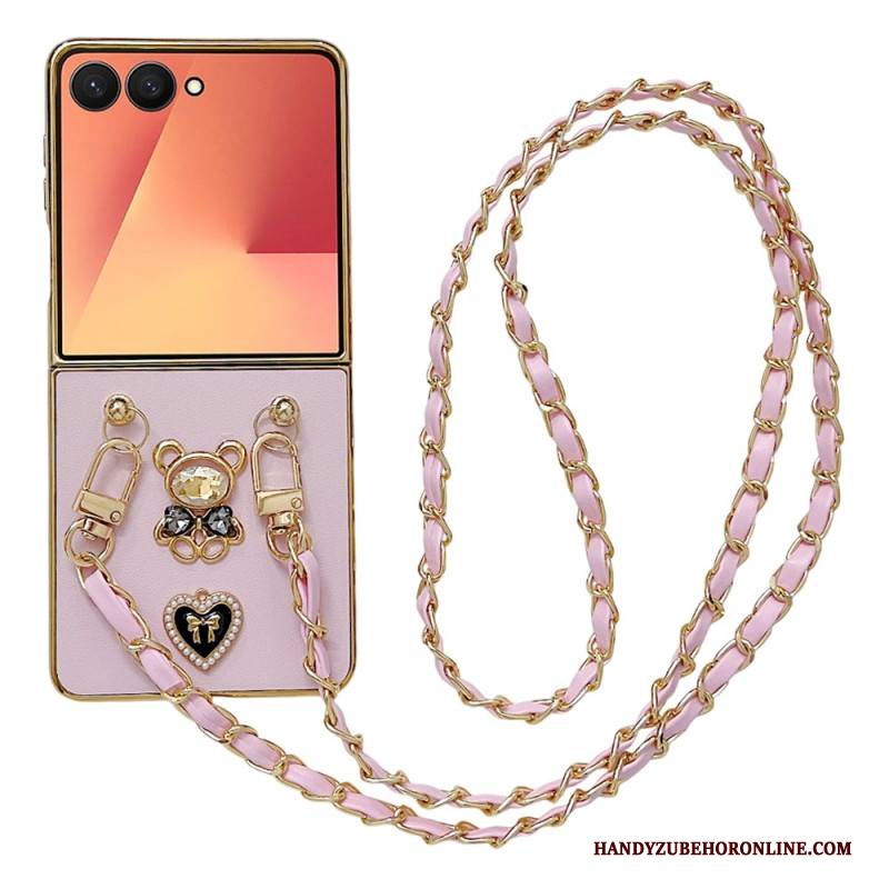 Hülle Für Samsung Galaxy Z Flip 7 Anhänger Und Riemen