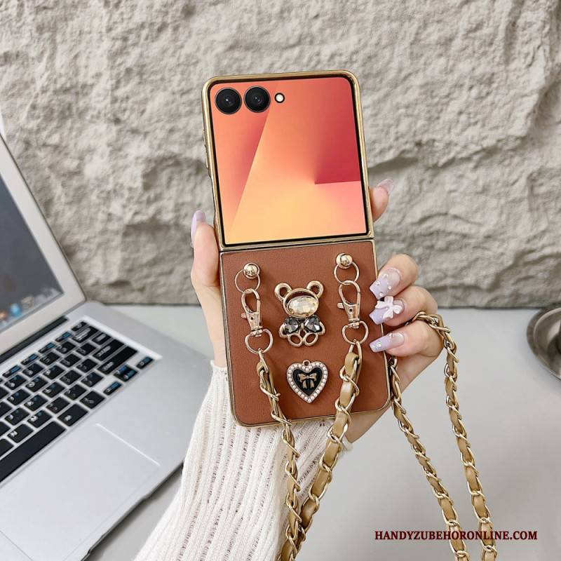 Hülle Für Samsung Galaxy Z Flip 7 Anhänger Und Riemen