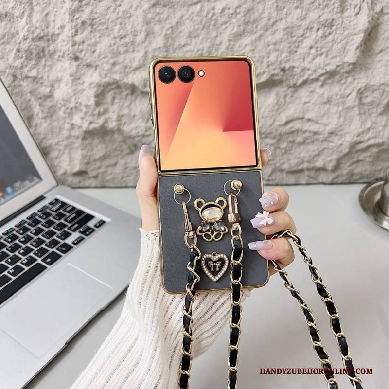 Hülle Für Samsung Galaxy Z Flip 7 Anhänger Und Riemen