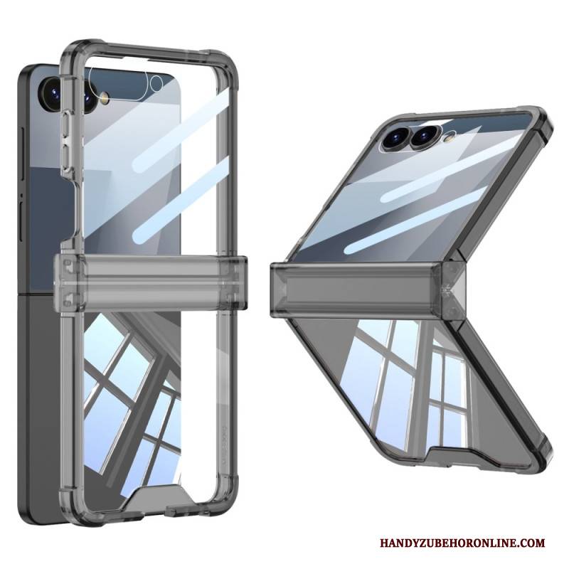 Hülle Für Samsung Galaxy Z Flip 7 Farbig Transparent Mit Airbagschutz