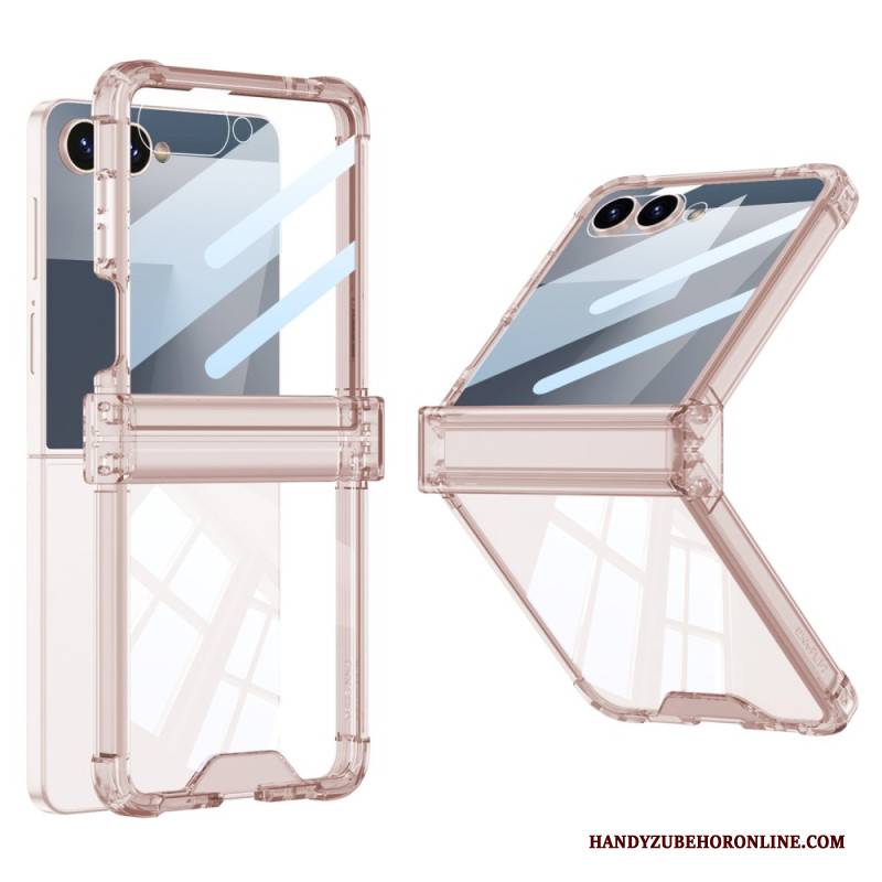 Hülle Für Samsung Galaxy Z Flip 7 Farbig Transparent Mit Airbagschutz