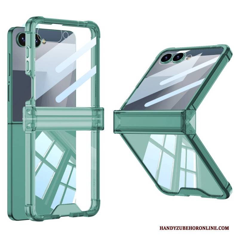 Hülle Für Samsung Galaxy Z Flip 7 Farbig Transparent Mit Airbagschutz