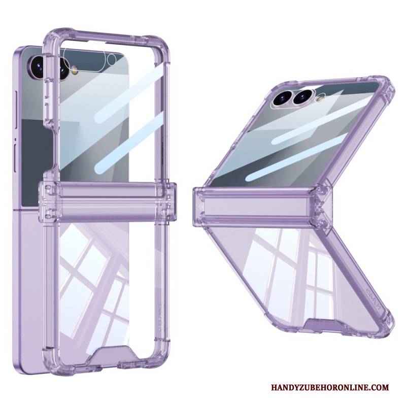 Hülle Für Samsung Galaxy Z Flip 7 Farbig Transparent Mit Airbagschutz