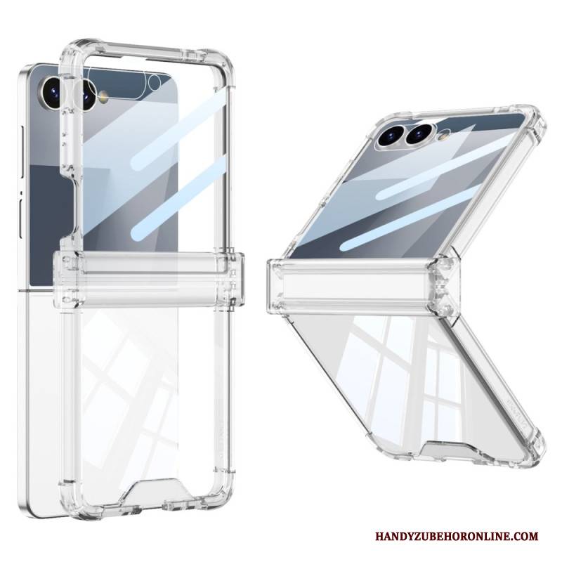 Hülle Für Samsung Galaxy Z Flip 7 Farbig Transparent Mit Airbagschutz