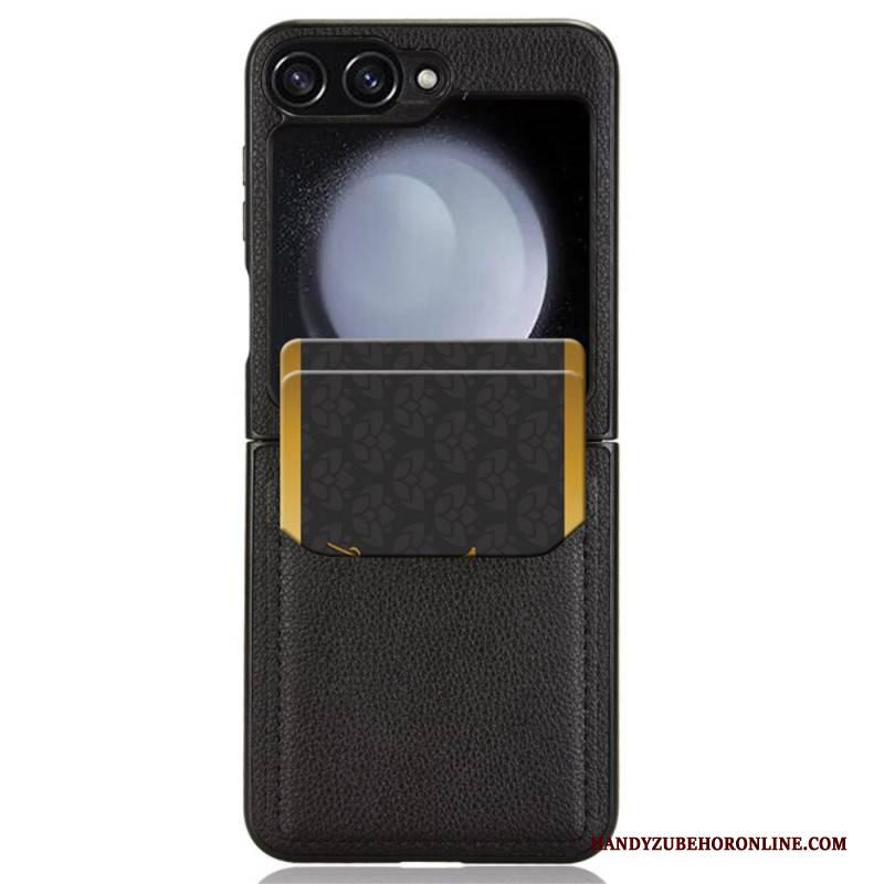 Hülle Für Samsung Galaxy Z Flip 7 Fe Kartenetui Mit Litschi-textur