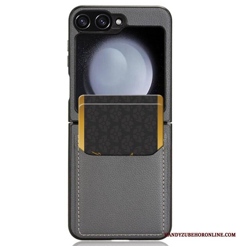 Hülle Für Samsung Galaxy Z Flip 7 Fe Kartenetui Mit Litschi-textur