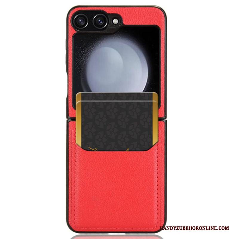 Hülle Für Samsung Galaxy Z Flip 7 Fe Kartenetui Mit Litschi-textur