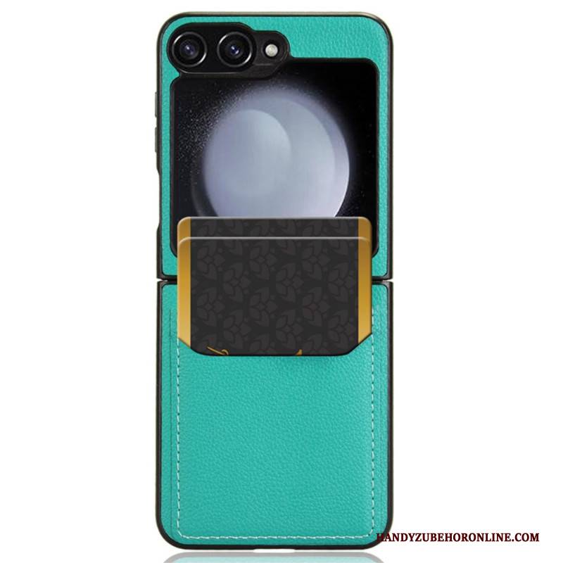 Hülle Für Samsung Galaxy Z Flip 7 Fe Kartenetui Mit Litschi-textur