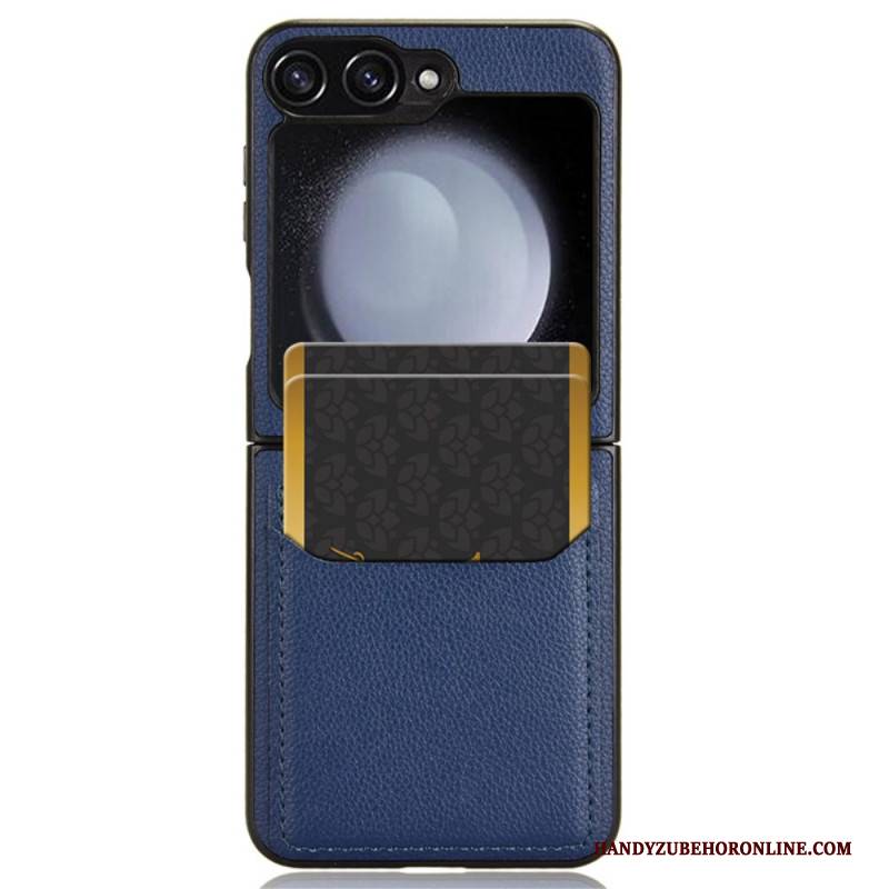 Hülle Für Samsung Galaxy Z Flip 7 Fe Kartenetui Mit Litschi-textur