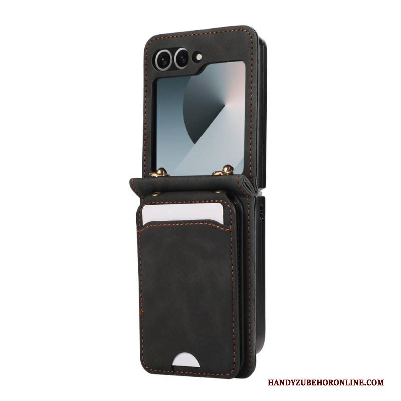 Hülle Für Samsung Galaxy Z Flip 7 Fe Kartenhalter Mit Schultergurt