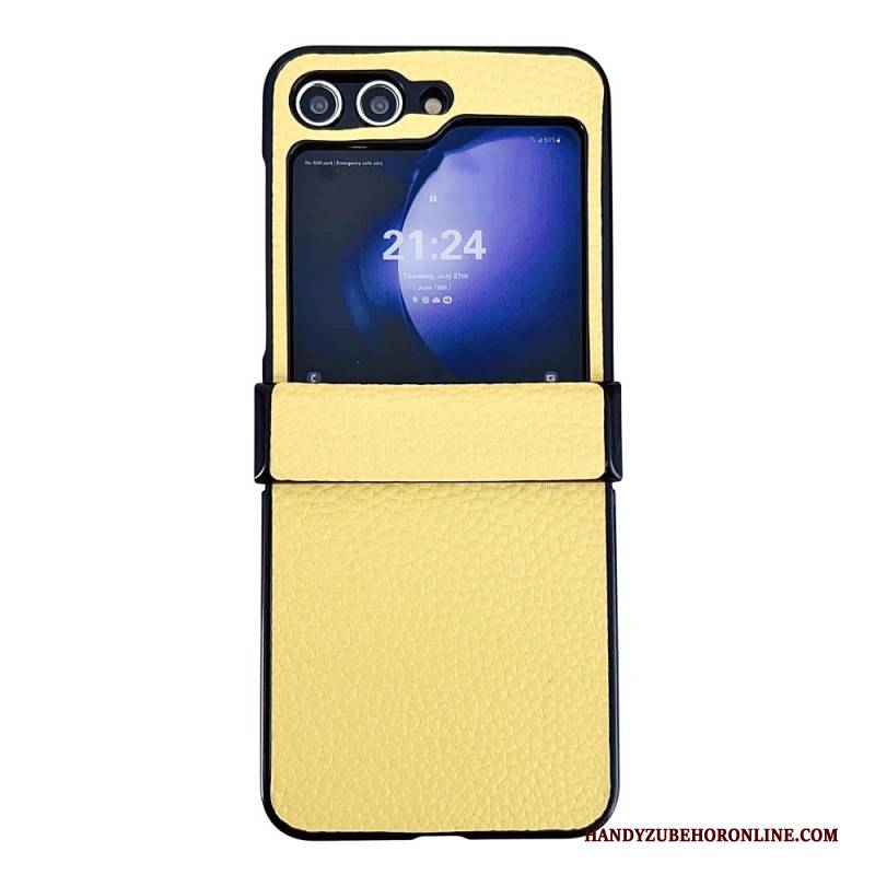 Hülle Für Samsung Galaxy Z Flip 7 Fe Litschi-muster