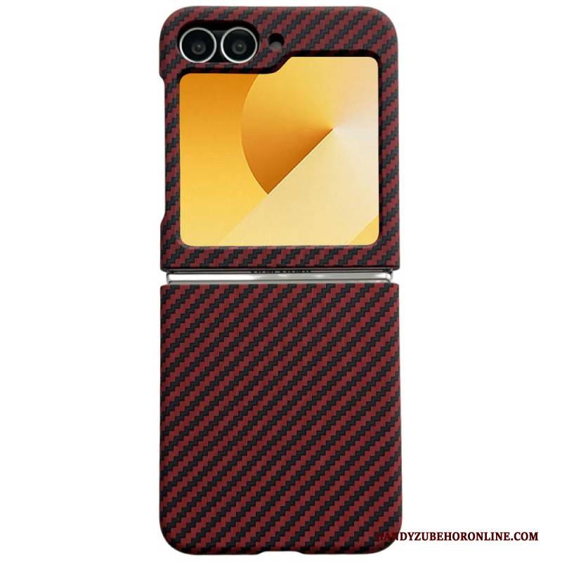 Hülle Für Samsung Galaxy Z Flip 7 Fe Magnetische Carbonfaser-textur