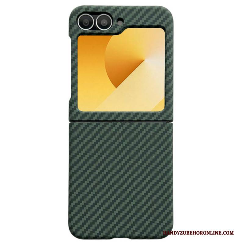 Hülle Für Samsung Galaxy Z Flip 7 Fe Magnetische Carbonfaser-textur