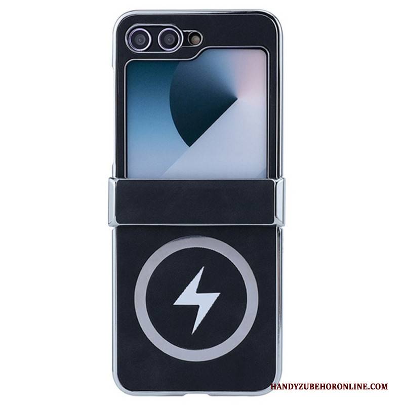 Hülle Für Samsung Galaxy Z Flip 7 Fe Magsafe-kompatibel Lederoptik