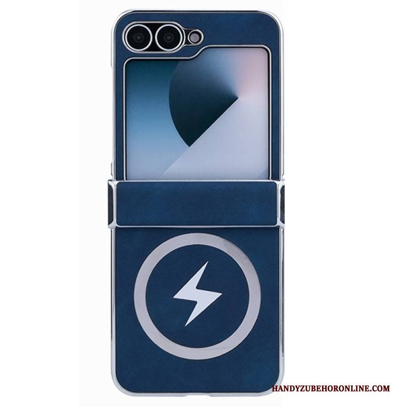 Hülle Für Samsung Galaxy Z Flip 7 Fe Magsafe-kompatibel Lederoptik