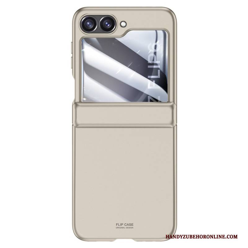 Hülle Für Samsung Galaxy Z Flip 7 Fe Rückseitenschutz Aus Gehärtetem Glas Und Displayschutzfolie