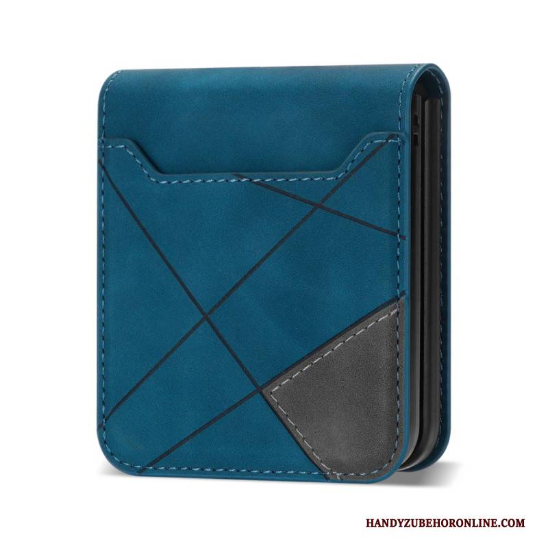 Hülle Für Samsung Galaxy Z Flip 7 Gemusterter Kartenhalter