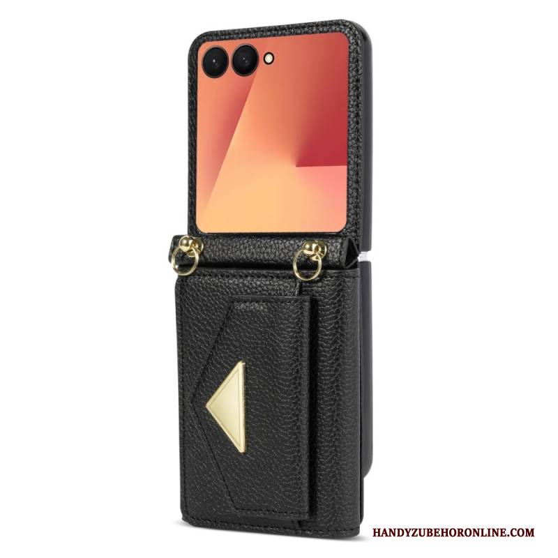 Hülle Für Samsung Galaxy Z Flip 7 Kartenhalterung Und Handschlaufe
