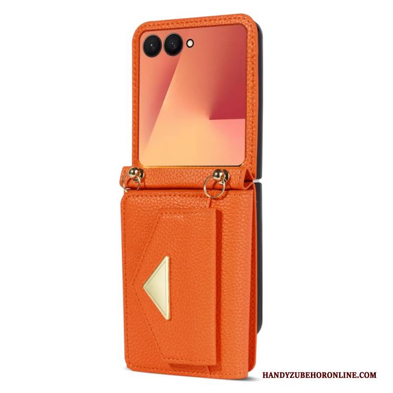 Hülle Für Samsung Galaxy Z Flip 7 Kartenhalterung Und Handschlaufe