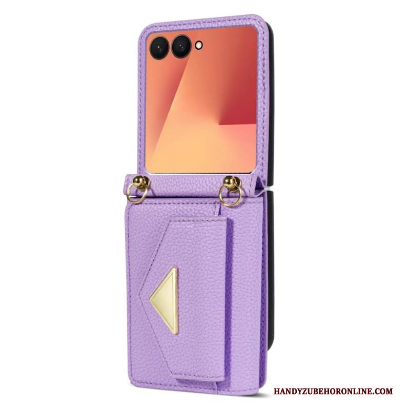 Hülle Für Samsung Galaxy Z Flip 7 Kartenhalterung Und Handschlaufe