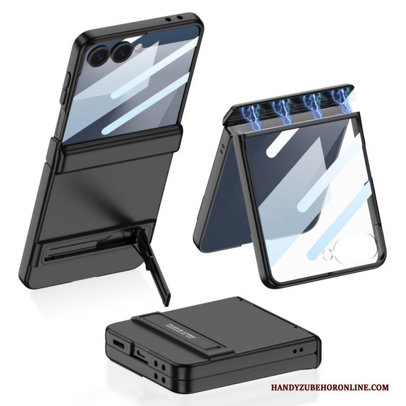 Hülle Für Samsung Galaxy Z Flip 7 Magnetischer Gkk-ständer Und Schutz
