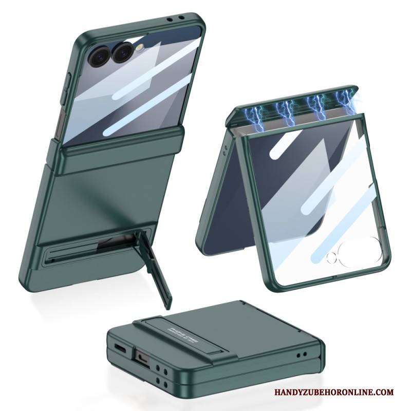 Hülle Für Samsung Galaxy Z Flip 7 Magnetischer Gkk-ständer Und Schutz