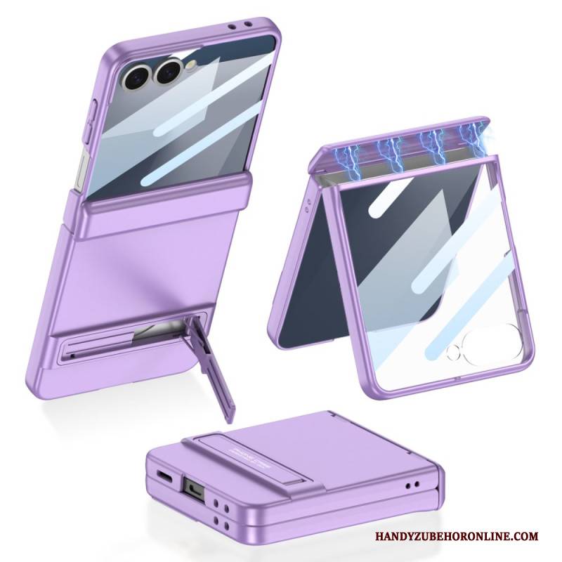Hülle Für Samsung Galaxy Z Flip 7 Magnetischer Gkk-ständer Und Schutz