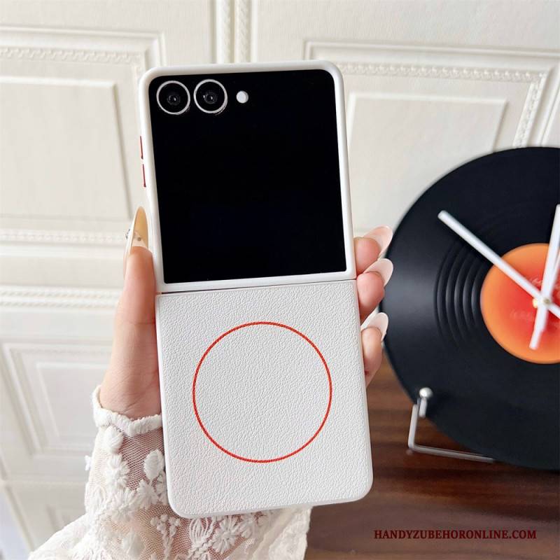 Hülle Für Samsung Galaxy Z Flip 7 Magsafe Orange Ring-kompatibel