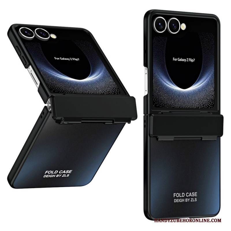 Hülle Für Samsung Galaxy Z Flip 7 Metalleffekt Mit Scharnier