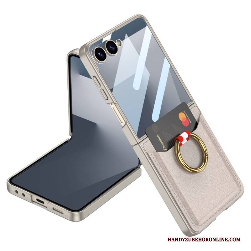 Hülle Für Samsung Galaxy Z Flip 7 Ringhalter Und Kartenhalter