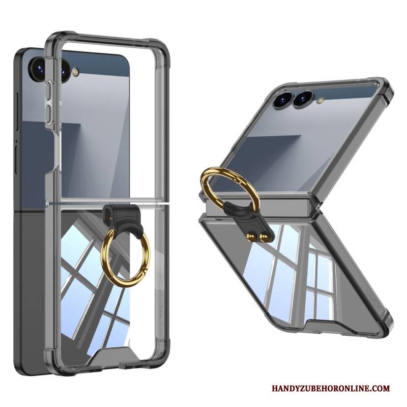 Hülle Für Samsung Galaxy Z Flip 7 Ringhalter Und Stoßfester Schutz