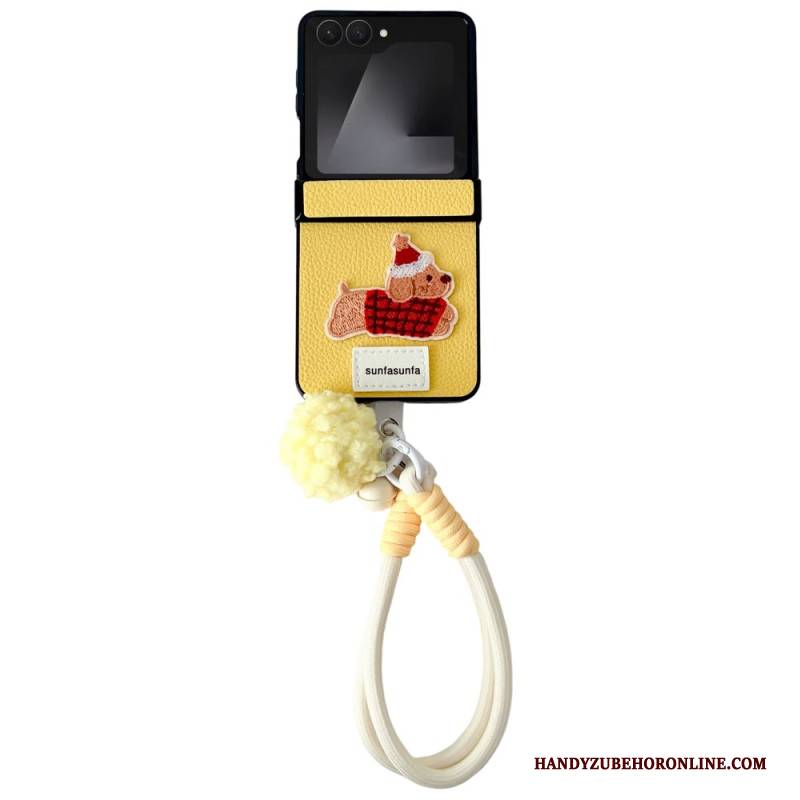 Hülle Für Samsung Galaxy Z Flip 7 Scharnierschutz Und Riemen