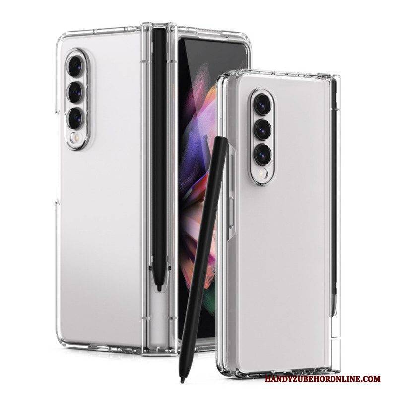 Hülle Für Samsung Galaxy Z Fold 3 5G Displayschutzfolie Und Stifthalter