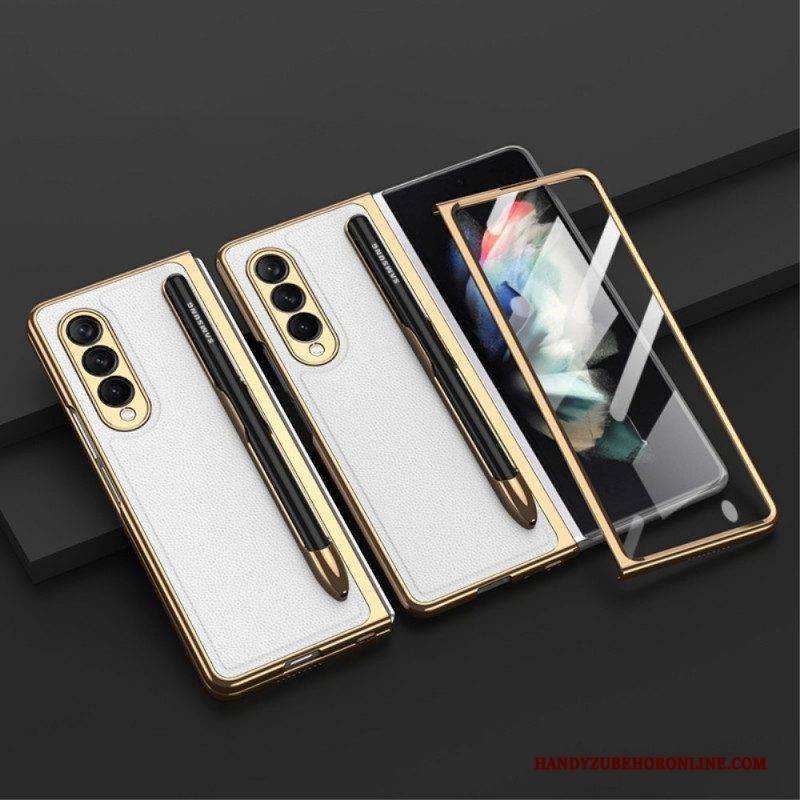 Hülle Für Samsung Galaxy Z Fold 3 5G Schutzhülle Gkk Displayschutzfolie Und Stifthalter