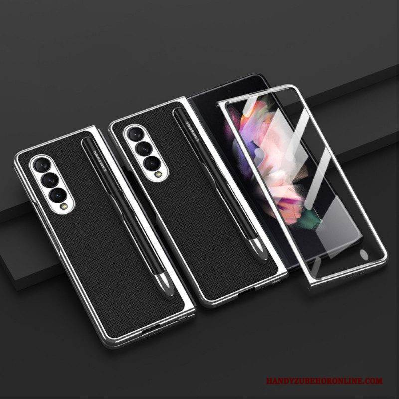 Hülle Für Samsung Galaxy Z Fold 3 5G Schutzhülle Gkk Displayschutzfolie Und Stifthalter