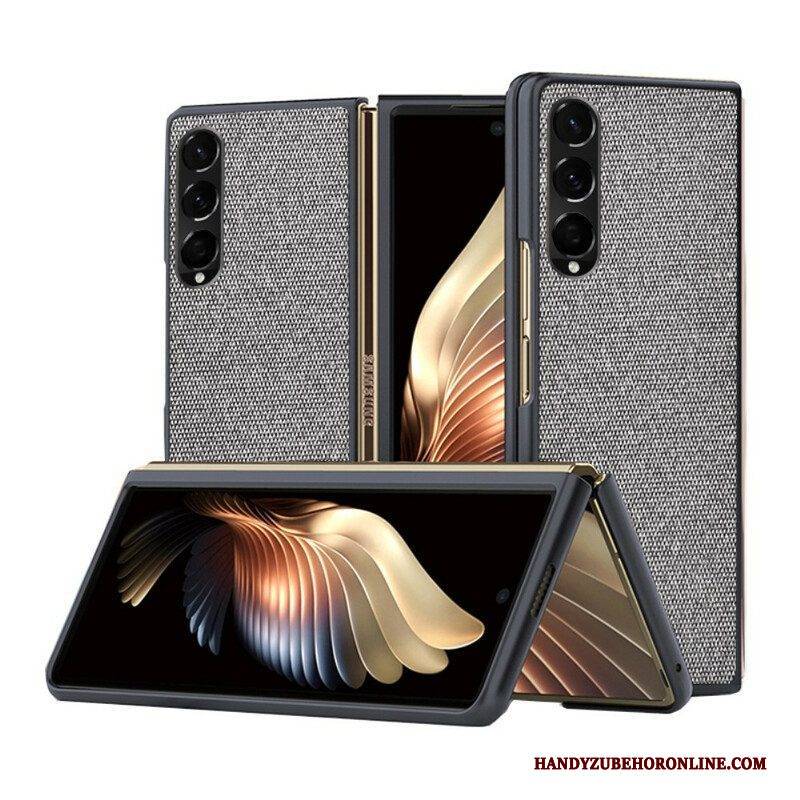 Hülle Für Samsung Galaxy Z Fold 3 5G Strukturierter Ledereffekt