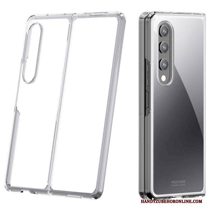 Hülle Für Samsung Galaxy Z Fold 4 Dezentes Metallic