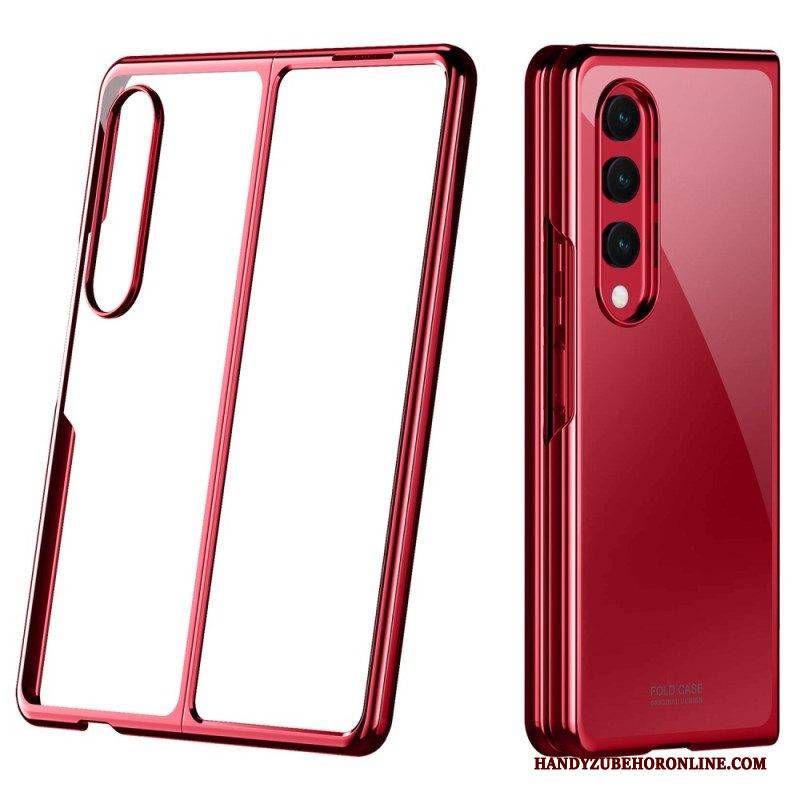 Hülle Für Samsung Galaxy Z Fold 4 Dezentes Metallic