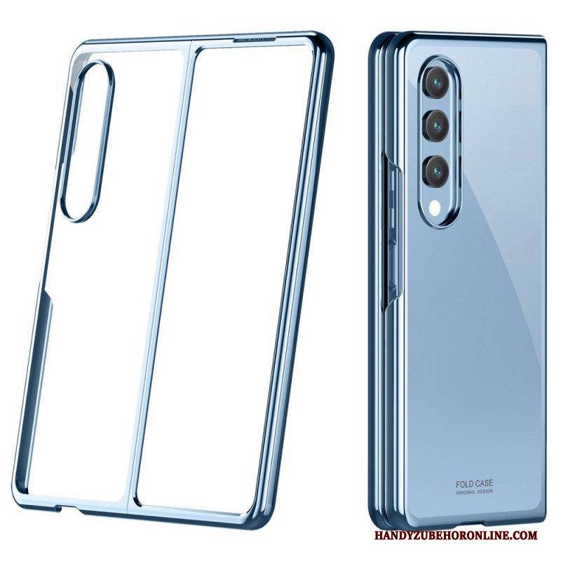 Hülle Für Samsung Galaxy Z Fold 4 Dezentes Metallic