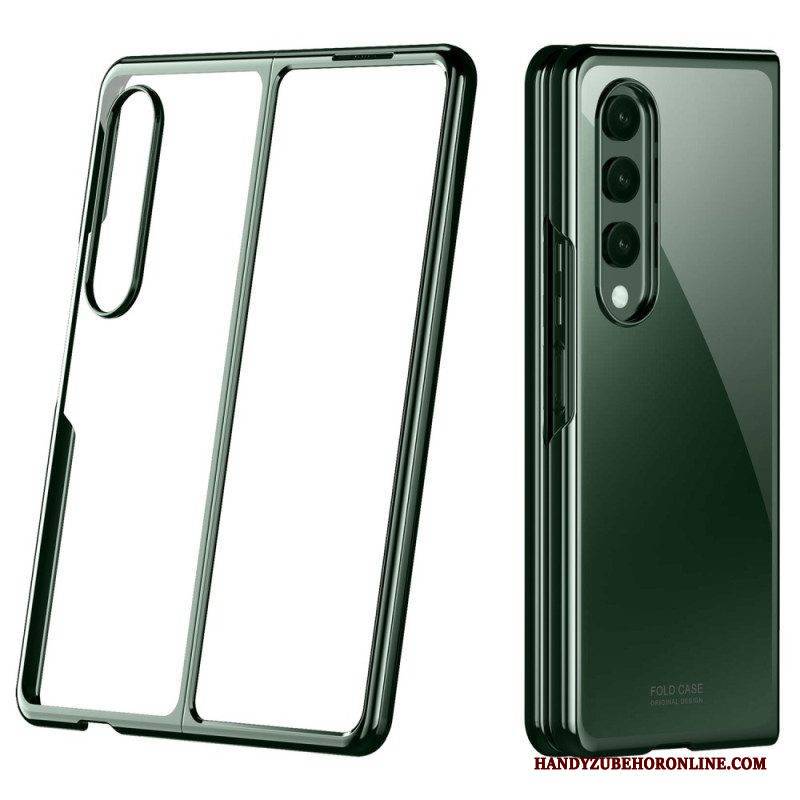Hülle Für Samsung Galaxy Z Fold 4 Dezentes Metallic