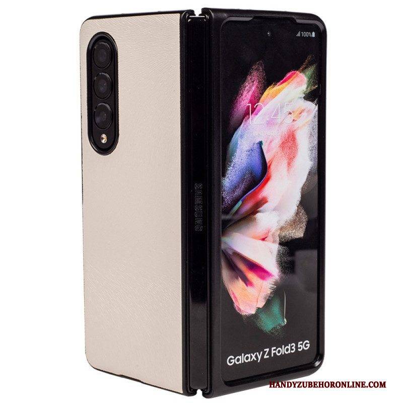 Hülle Für Samsung Galaxy Z Fold 4 Geprägtes Fell