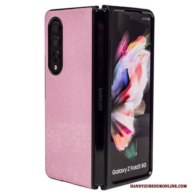 Hülle Für Samsung Galaxy Z Fold 4 Geprägtes Fell
