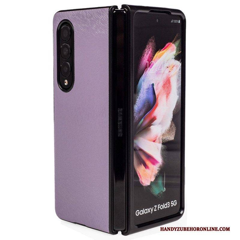Hülle Für Samsung Galaxy Z Fold 4 Geprägtes Fell