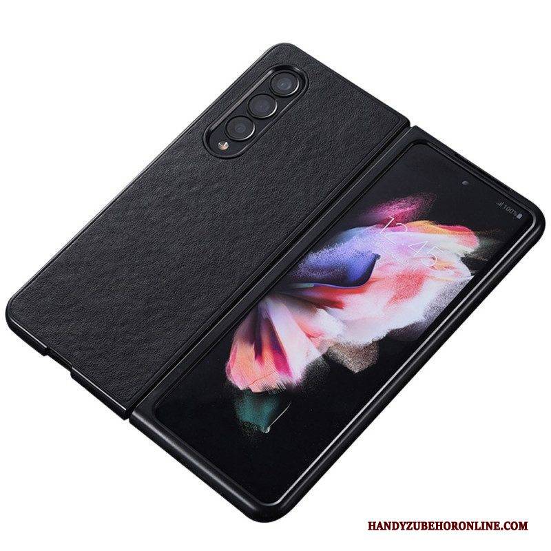 Hülle Für Samsung Galaxy Z Fold 4 Kunstleder-nylon-textur